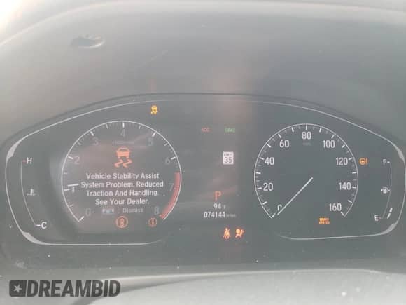 2020 Honda Accord Sport с VIN 1HGCV1F39LA134964, выставлен на аукционе Copart как лот 65680605 с пробегом 74 144 миль миль и Списание • Salvage title. История ставок и продаж доступна на DreamBid. Изображение 9.