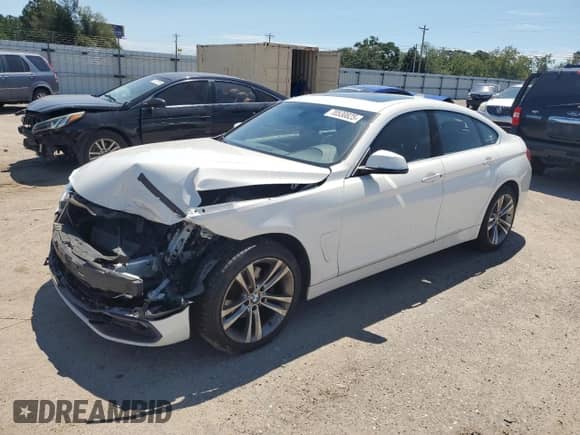 2019 BMW 4 Series 430i xDrive with VIN WBA4J3C50KBL04926, listed as a Copart auction lot 70530825 with 76,541 mi miles and Salvage title. Bid and sale history available at DreamBid. Image 1.