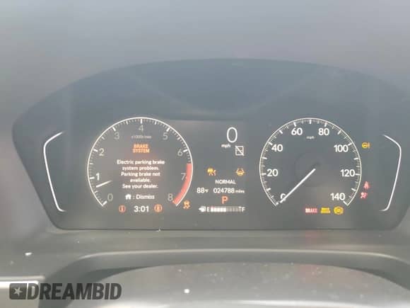 2024 Honda Pilot Touring with VIN 5FNYG1H74RB016366, listed as a Copart auction lot 64484215 with 24,788 mi miles and Salvage title. Bid and sale history available at DreamBid. Image 9.