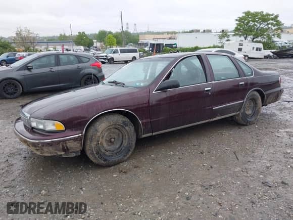 1995 Chevrolet Caprice with VIN 1G1BL52P7SR176512, listed as a IAAI auction lot 42231251 with Not provided miles and . Bid and sale history available at DreamBid. Image 2.