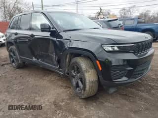 2023 Jeep Grand Cherokee Laredo with VIN 1C4RJHAG4PC599198, listed as a IAAI auction lot 41741474 with 19,162 mi miles and . Bid and sale history available at DreamBid. Image 1.