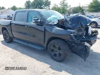 2022 Ram 1500 Big Horn with VIN 1C6SRFFT0NN119106, listed as a IAAI auction lot 42481020 with 37,648 mi miles and . Bid and sale history available at DreamBid. Image 1.