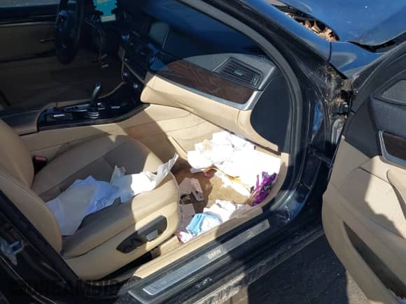 2014 BMW 5 Series 528i with VIN WBA5A5C57ED508695, listed as a IAAI auction lot 43591191 with Not provided miles and . Bid and sale history available at DreamBid. Image 5.