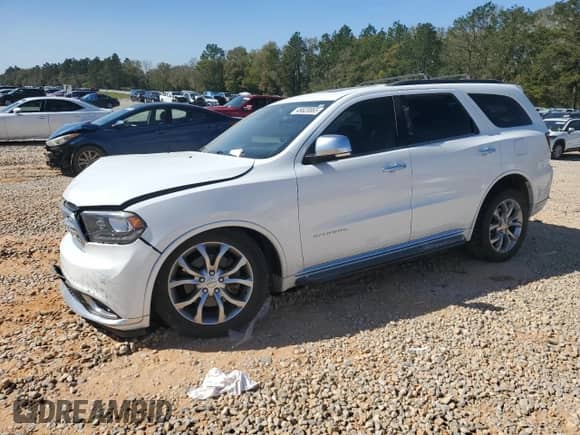 2017 Dodge Durango Citadel Anodized Platinum с VIN 1C4RDHEG6HC680609, выставлен на аукционе Copart как лот 49620065 с пробегом 111 365 миль миль и Списание • Salvage title. История ставок и продаж доступна на DreamBid. Изображение 1.