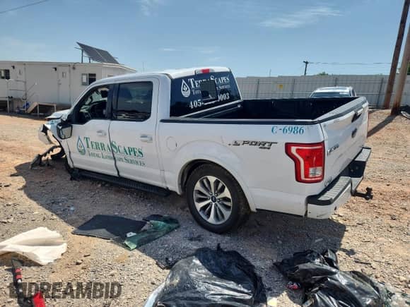 2016 Ford F-150 XLT z VIN 1FTEW1EF2GKF46143, wystawiony jako Copart lot #64488305 z przebiegiem Nie podano mil oraz Szkoda całkowita • Salvage title. Historia ofert i sprzedaży dostępna na DreamBid. Obrazek 2.