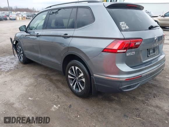 2024 Volkswagen Tiguan S с VIN 3VVRB7AX8RM111008, выставлен на аукционе IAAI как лот 41857646 с пробегом 23 099 миль миль и . История ставок и продаж доступна на DreamBid. Изображение 3.
