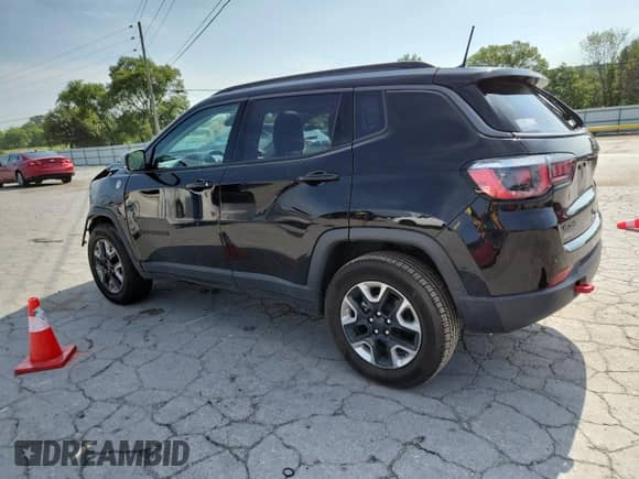 2017 Jeep Compass Trailhawk with VIN 3C4NJDDB6HT641433, listed as a Copart auction lot 65556115 with 62,150 mi miles and Salvage title. Bid and sale history available at DreamBid. Image 2.