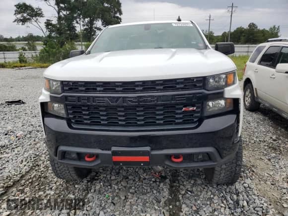 2020 Chevrolet Silverado 1500 Custom Trail Boss with VIN 1GCPYCEFXLZ151238, listed as a Copart auction lot 70755055 with 66,021 mi miles and Salvage title. Bid and sale history available at DreamBid. Image 5.