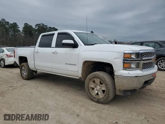 2015 Chevrolet Silverado 1500 LT with VIN 3GCUKREH3FG295310, listed as a Copart auction lot 45860795 with 216,343 mi miles and Salvage title. Bid and sale history available at DreamBid. Image 4.