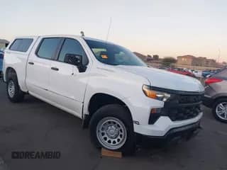 2023 Chevrolet Silverado 1500 Work Truck with VIN 3GCPDAEK7PG236167, listed as a IAAI auction lot 41568306 with 21,659 mi miles and . Bid and sale history available at DreamBid. Image 1.
