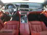 2017 BMW 7 Series 740e xDrive with VIN WBA7J2C3XHG497958, listed as a Copart auction lot 58203604 with 75,256 mi miles and Salvage title. Bid and sale history available at DreamBid. Image 8.