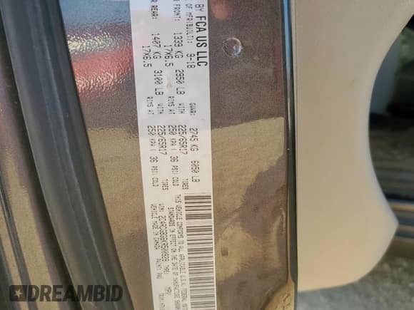 2019 Dodge Grand Caravan SE z VIN 2C4RDGBG6KR500929, wystawiony jako Copart lot #81302545 z przebiegiem 111 615 mil mil oraz Szkoda całkowita • Salvage title. Historia ofert i sprzedaży dostępna na DreamBid. Obrazek 13.