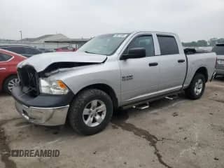 2018 Ram 1500 Express with VIN 1C6RR6KG5JS292543, listed as a Copart auction lot 59871685 with 106,008 mi miles and Non repairable. Bid and sale history available at DreamBid. Image 1.