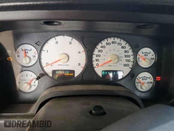 2005 Dodge RAM with VIN 3D3KS28C95G751248, listed as a Copart auction lot 49923855 with 236,513 mi miles and Salvage title. Bid and sale history available at DreamBid. Image 9.