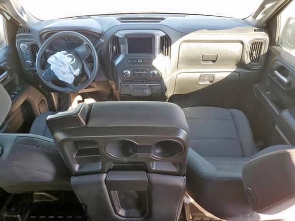 2023 GMC Sierra 1500 Pro с VIN 1GTRUAED3PZ178617, выставлен на аукционе Copart как лот 90584455 с пробегом Не указан миль и Списание • Salvage title. История ставок и продаж доступна на DreamBid. Изображение 8.