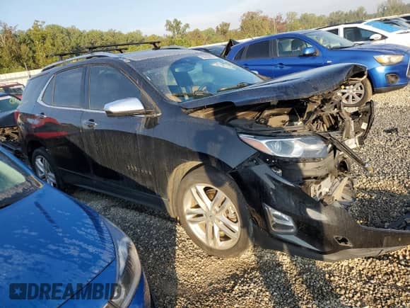 2018 Chevrolet Equinox Premier with VIN 2GNAXWEX5J6151733, listed as a Copart auction lot 80265665 with 121,855 mi miles and Salvage title. Bid and sale history available at DreamBid. Image 4.