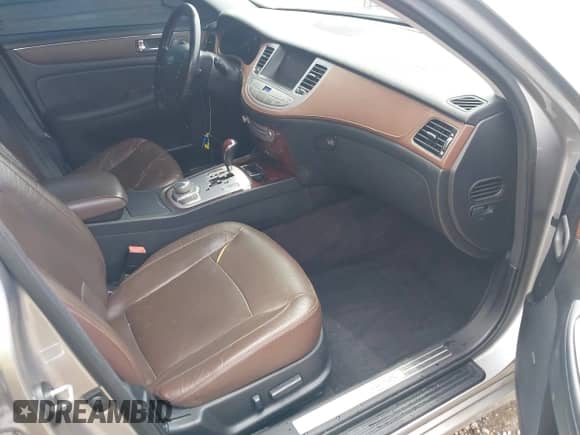 2011 Hyundai Genesis with VIN KMHGC4DE9BU122608, listed as a IAAI auction lot 42236236 with 127,009 mi miles and . Bid and sale history available at DreamBid. Image 5.