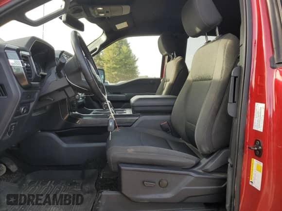 2022 Ford F-150 XL with VIN 1FTFX1E83NKD47814, listed as a Copart auction lot 80061424 with 58,317 mi miles and Salvage title. Bid and sale history available at DreamBid. Image 7.