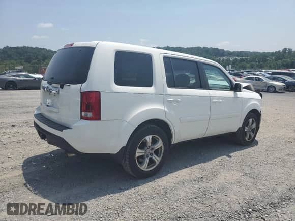 2014 Honda Pilot EX-L with VIN 5FNYF3H55EB017940, listed as a Copart auction lot 65397815 with 154,488 mi miles and Salvage title. Bid and sale history available at DreamBid. Image 3.