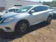 2016 Nissan Murano S with VIN 5N1AZ2MG9GN172002, listed as a IAAI auction lot 43425592 with 160,936 mi miles and . Bid and sale history available at DreamBid. Image 2.