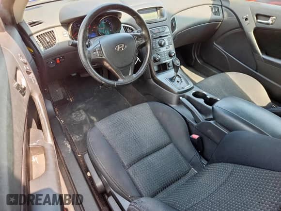 2012 Hyundai Genesis Coupe Premium with VIN KMHHT6KDXCU074449, listed as a Copart auction lot 67478055 with 69,631 mi miles and Salvage title. Bid and sale history available at DreamBid. Image 8.