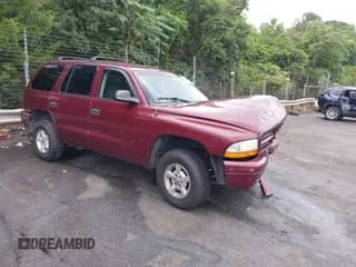 2002 Dodge Durango Sport with VIN 1B4HS38N32F206649, listed as a IAAI auction lot 40725627 with 290,822 mi miles and . Bid and sale history available at DreamBid. Image 1.