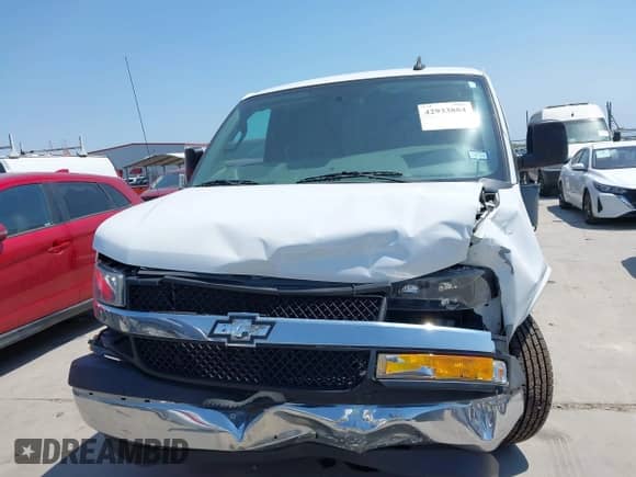 2020 Chevrolet Express Cargo with VIN 1GCWGAFG5L1240644, listed as a IAAI auction lot 42933884 with 105,030 mi miles and . Bid and sale history available at DreamBid. Image 12.