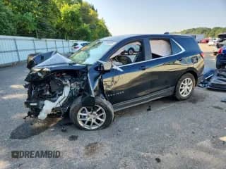 2023 Chevrolet Equinox LT с VIN 3GNAXKEG2PL145689, выставлен на аукционе Copart как лот 72084705 с пробегом 67 344 миль миль и Списание • Salvage title. История ставок и продаж доступна на DreamBid. Изображение 1.