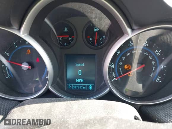 2012 Chevrolet Cruze ECO with VIN 1G1PJ5SC4C7201615, listed as a IAAI auction lot 42787245 with 87,717 mi miles and . Bid and sale history available at DreamBid. Image 7.