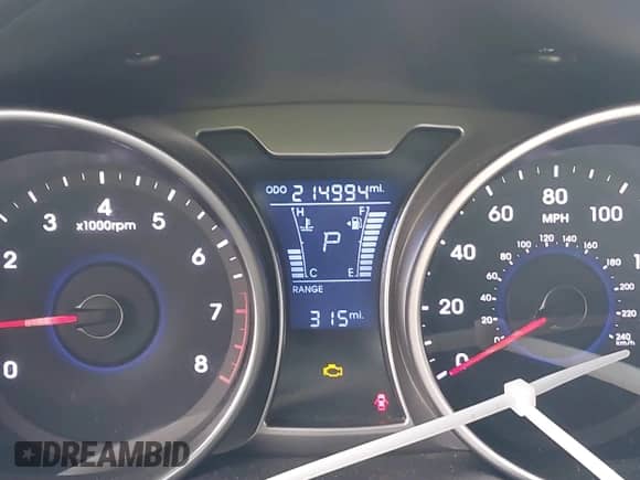 2012 Hyundai Veloster w/Gray Int z VIN KMHTC6AD1CU072228, wystawiony jako IAAI lot #41197169 z przebiegiem 214 994 mil mil oraz . Historia ofert i sprzedaży dostępna na DreamBid. Obrazek 13.