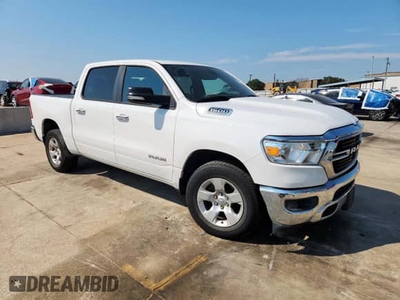 2019 Ram 1500 Big Horn z VIN 1C6RREFT2KN828706, wystawiony jako Copart lot #80641895 z przebiegiem 113 009 mil mil oraz Szkoda całkowita • Salvage title. Historia ofert i sprzedaży dostępna na DreamBid. Obrazek 4.
