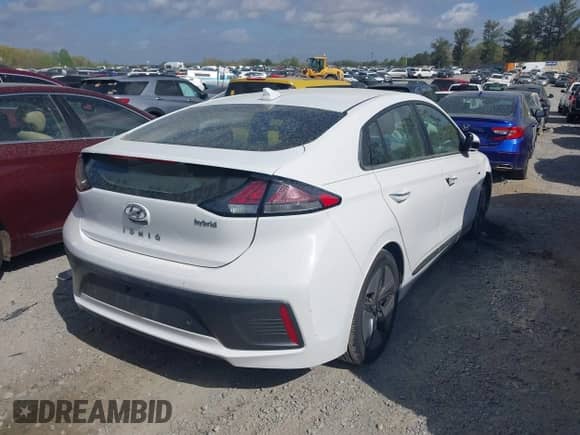 2020 Hyundai Ioniq Limited with VIN KMHC05LC4LU212134, listed as a IAAI auction lot 41956920 with 66,847 mi miles and . Bid and sale history available at DreamBid. Image 4.
