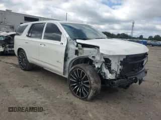 2025 Chevrolet Tahoe High Country z VIN 1GNS6TRL5SR332026, wystawiony jako Copart lot #81065755 z przebiegiem 1 372 mil mil oraz Szkoda całkowita • Salvage title. Historia ofert i sprzedaży dostępna na DreamBid. Obrazek 4.