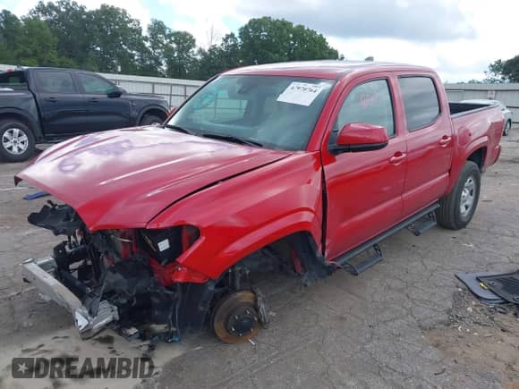 2022 Toyota Tacoma SR z VIN 3TMCZ5AN9NM523743, wystawiony jako IAAI lot #42970764 z przebiegiem 57 305 mil mil oraz . Historia ofert i sprzedaży dostępna na DreamBid. Obrazek 17.