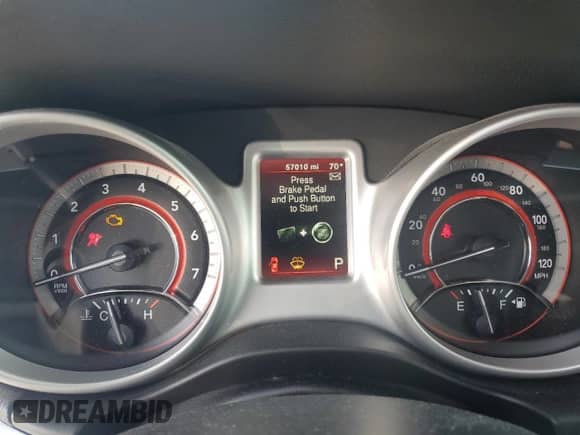 2019 Dodge Journey SE z VIN 3C4PDDBG8KT857516, wystawiony jako Copart lot #62680005 z przebiegiem 57 010 mil mil oraz Szkoda całkowita • Salvage title. Historia ofert i sprzedaży dostępna na DreamBid. Obrazek 9.