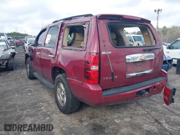 2007 Chevrolet Tahoe LS with VIN 1GNEC13J57J127202, listed as a IAAI auction lot 41209332 with 279,642 mi miles and . Bid and sale history available at DreamBid. Image 3.