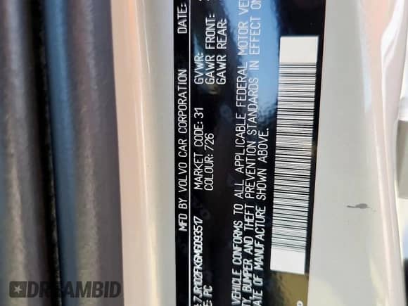 2021 Volvo S60 Momentum z VIN 7JR102FK6MG093517, wystawiony jako Copart lot #81429465 z przebiegiem 62 084 mil mil oraz Szkoda całkowita • Salvage title. Historia ofert i sprzedaży dostępna na DreamBid. Obrazek 12.