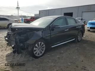 2017 Hyundai Sonata Sport with VIN 5NPE34AF9HH455161, listed as a Copart auction lot 80162745 with 120,644 mi miles and Salvage title. Bid and sale history available at DreamBid. Image 1.