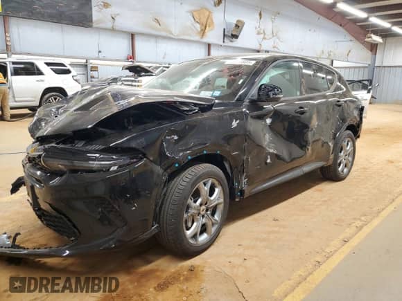 2024 Dodge Hornet R/T z VIN ZACPDFCW4R3A44118, wystawiony jako Copart lot #43177805 z przebiegiem Nie podano mil oraz Czysty tytuł • Clean title. Historia ofert i sprzedaży dostępna na DreamBid. Obrazek 1.