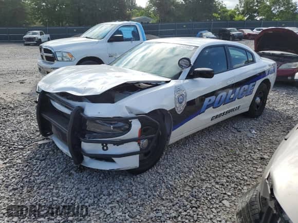 2023 Dodge Charger Police z VIN 2C3CDXAT7PH588637, wystawiony jako Copart lot #61242105 z przebiegiem 17 271 mil mil oraz Szkoda całkowita • Salvage title. Historia ofert i sprzedaży dostępna na DreamBid. Obrazek 1.