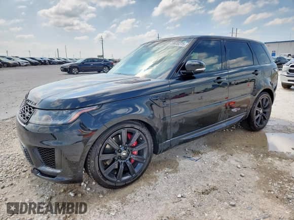 2020 Land Rover Range Rover Sport HST with VIN SALWS2RU3LA747637, listed as a Copart auction lot 59638275 with Not provided miles and Clean title. Bid and sale history available at DreamBid. Image 1.