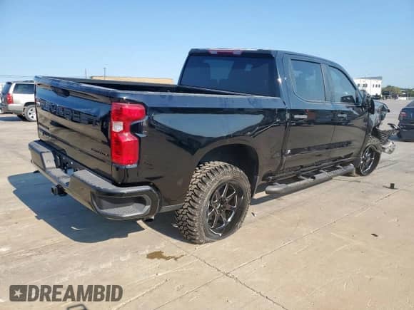 2025 Chevrolet Silverado 1500 Custom с VIN 1GCPABEK5SZ144661, выставлен на аукционе Copart как лот 68170525 с пробегом 21 261 миль миль и Списание • Salvage title. История ставок и продаж доступна на DreamBid. Изображение 3.