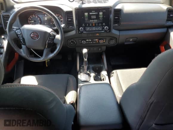 2023 Nissan Frontier Pro-4X with VIN 1N6ED1EK8PN624990, listed as a Copart auction lot 66409585 with 41,232 mi miles and Salvage title. Bid and sale history available at DreamBid. Image 8.