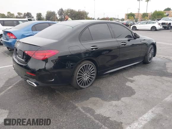 2023 Mercedes-Benz C 300 with VIN W1KAF4GB9PR128914, listed as a IAAI auction lot 42816157 with 21,389 mi miles and . Bid and sale history available at DreamBid. Image 4.