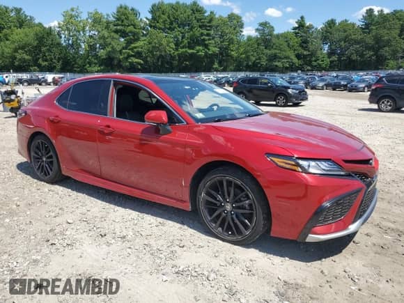 2022 Toyota Camry XSE with VIN 4T1K61BK4NU068017, listed as a Copart auction lot 65022685 with 25,691 mi miles and Non repairable. Bid and sale history available at DreamBid. Image 4.