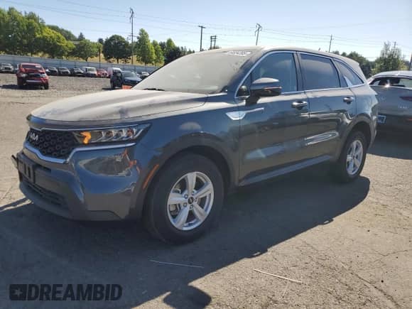 2023 Kia Sorento LX with VIN 5XYRGDLC0PG206150, listed as a Copart auction lot 64834395 with 52,484 mi miles and Salvage title. Bid and sale history available at DreamBid. Image 1.