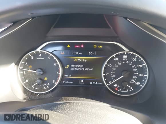 2021 Nissan Murano SL z VIN 5N1AZ2CJ5MC130107, wystawiony jako IAAI lot #41459756 z przebiegiem 13 367 mil mil oraz . Historia ofert i sprzedaży dostępna na DreamBid. Obrazek 7.