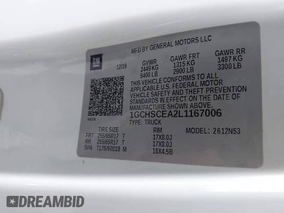 2020 Chevrolet Colorado 2WD LT с VIN 1GCHSCEA2L1167006, выставлен на аукционе IAAI как лот 42696564 с пробегом 99 821 миль миль и . История ставок и продаж доступна на DreamBid. Изображение 9.