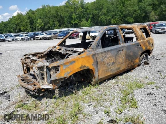 2015 Chevrolet Tahoe LT with VIN 1GNSKBKC8FR111767, listed as a Copart auction lot 63283245 with Not provided miles and Non repairable. Bid and sale history available at DreamBid. Image 1.