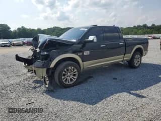 2014 Ram 1500 Longhorn z VIN 1C6RR7WT2ES106735, wystawiony jako Copart lot #64019325 z przebiegiem 179 676 mil mil oraz Szkoda całkowita • Salvage title. Historia ofert i sprzedaży dostępna na DreamBid. Obrazek 1.